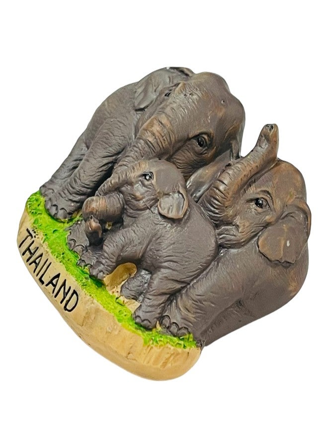 Moira 3D Resin Fridge Magnets Set of 3, Southeast Asia Landmarks, Singapore Merlion, Thailand Elephants, Malaysia Twin Towers, Travel Souvenir Collection - Image 5
